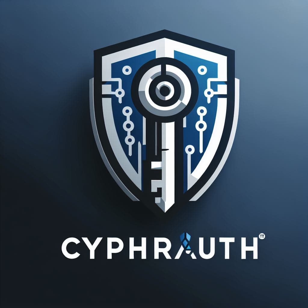 CyphrAuth shield and key identity mark